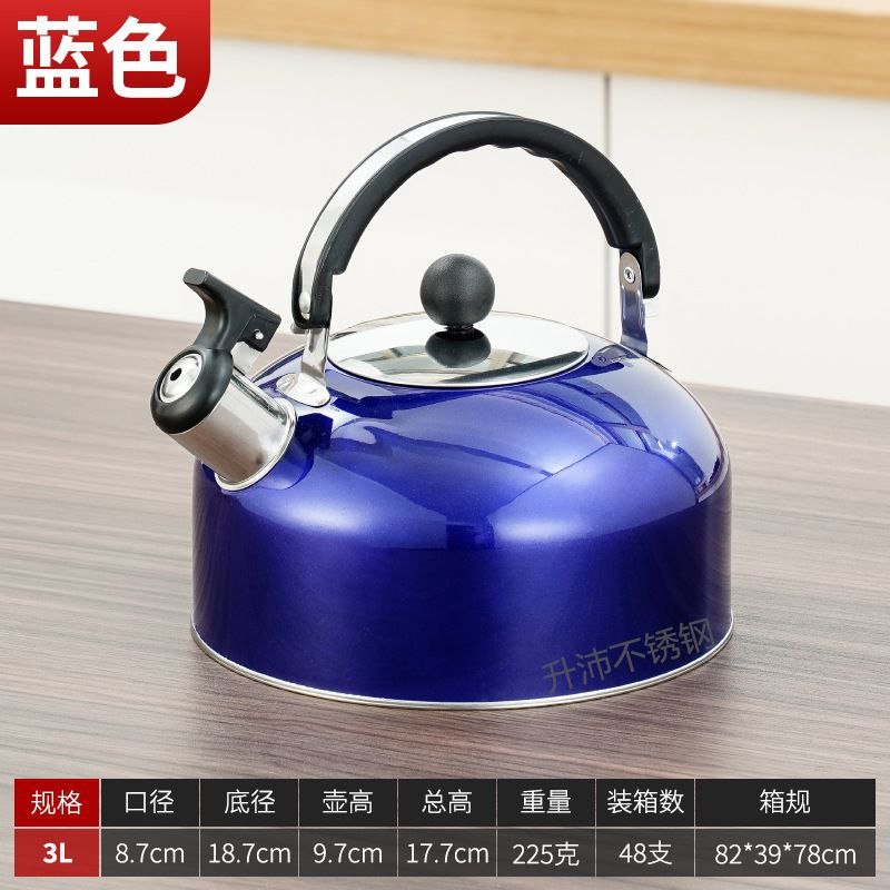 3 liters colored kettle